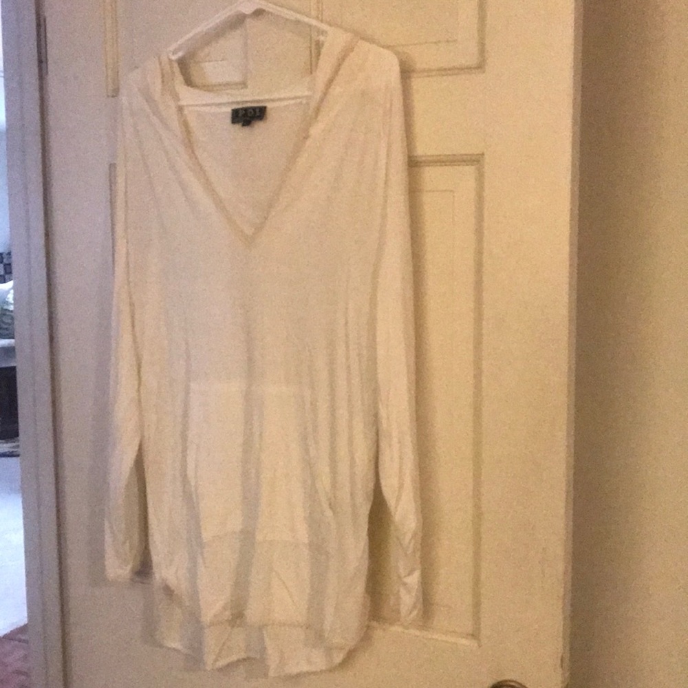 Cotton hooded tunic. Never worn.